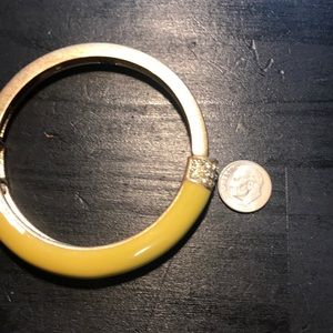Lia Sophia Jewelry - Lia Sophia bangle yellow w/rhinestones Lia Sophia Jewelry - Lia Sophia bangle yellow w/rhinestones